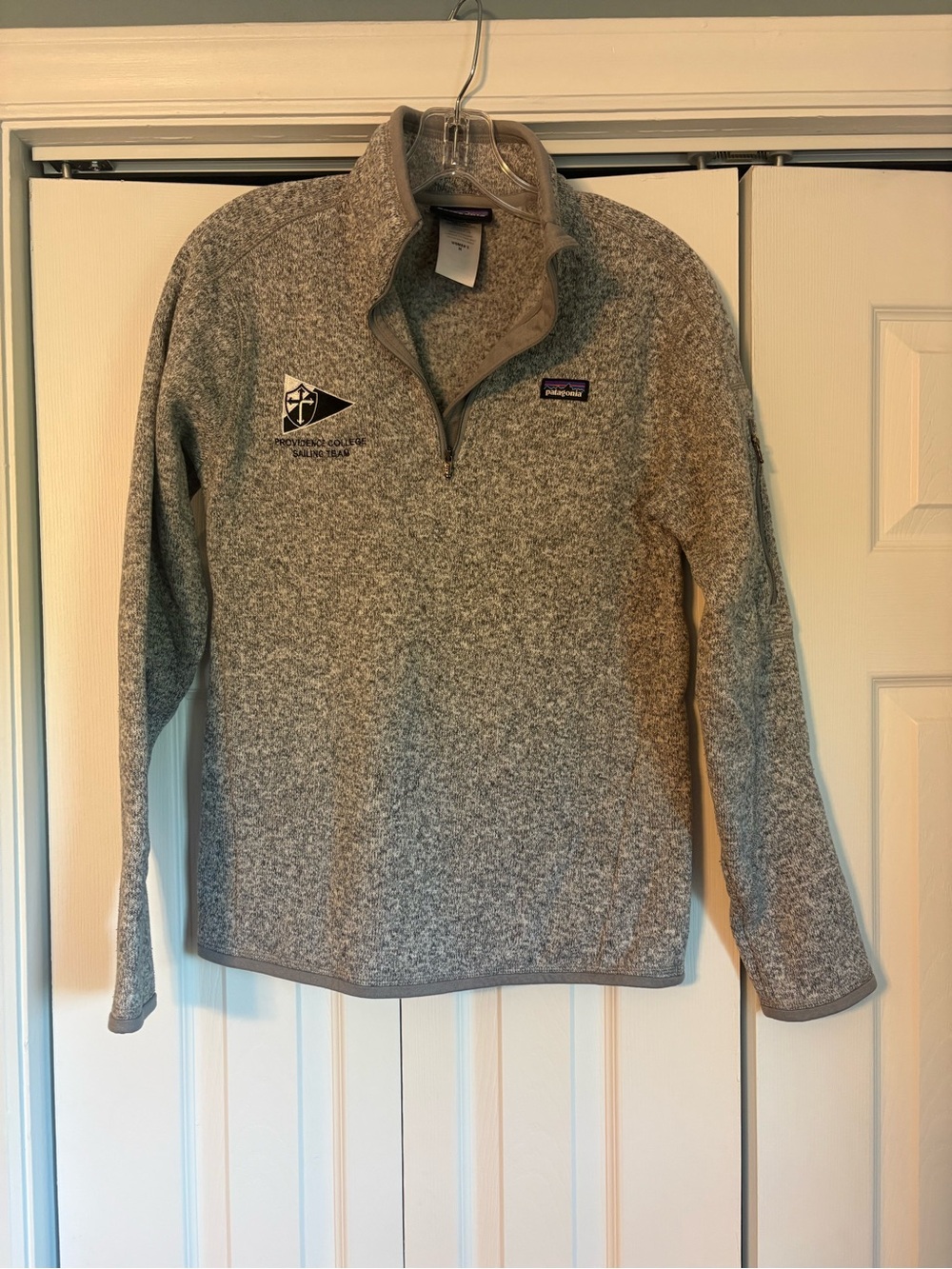 Patagonia Providence College Grey Heather Quarter-Zip Fleece Pullover